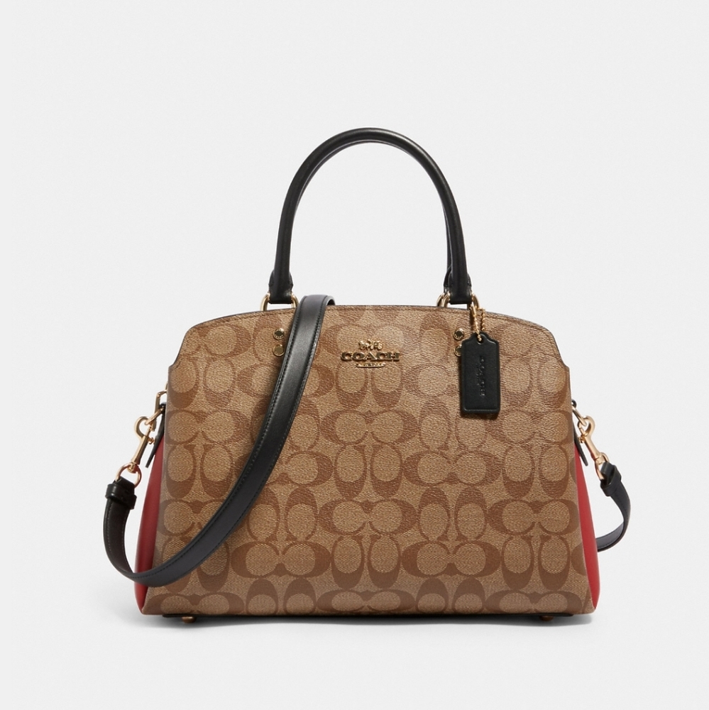 COACH Lillie Carryall In Colorblock Signature Canvas